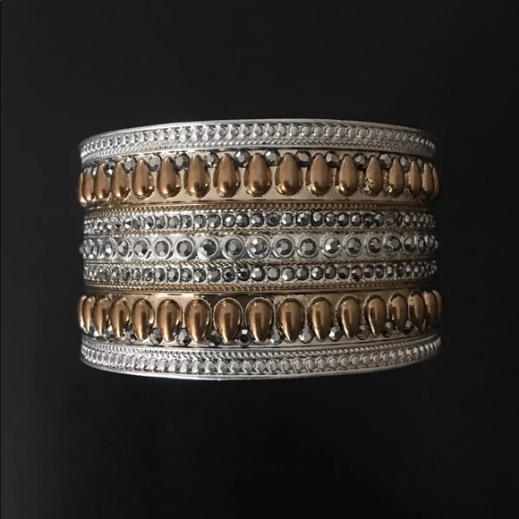 lucky brand Tribal Pave Cuff Bracelet - Picture 2 of 4